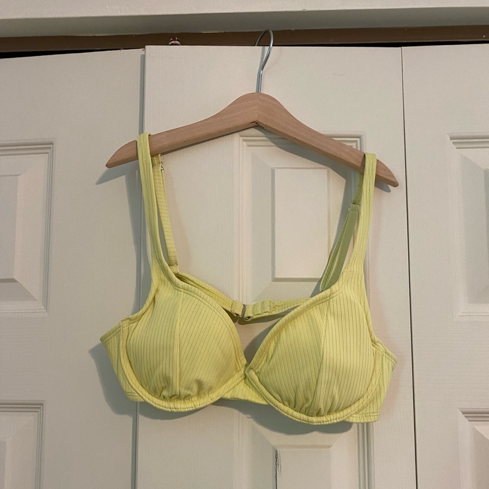 Yellow, Xhilaration, bikini top.